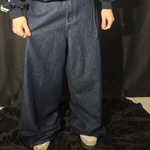 CALÇA JEANS ULTRABAGGY“ANKH RAW DENIM”