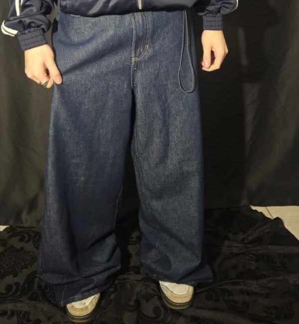CALÇA JEANS ULTRABAGGY“ANKH RAW DENIM”