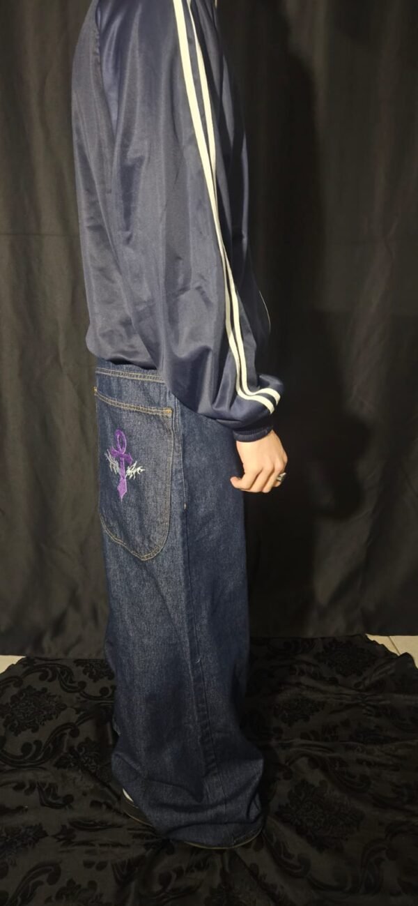 CALÇA JEANS ULTRABAGGY“ANKH RAW DENIM” - Imagem 2