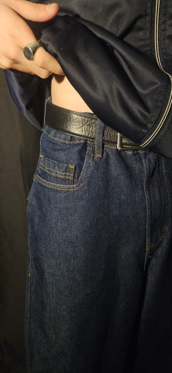 CALÇA JEANS ULTRABAGGY“ANKH RAW DENIM” - Imagem 4